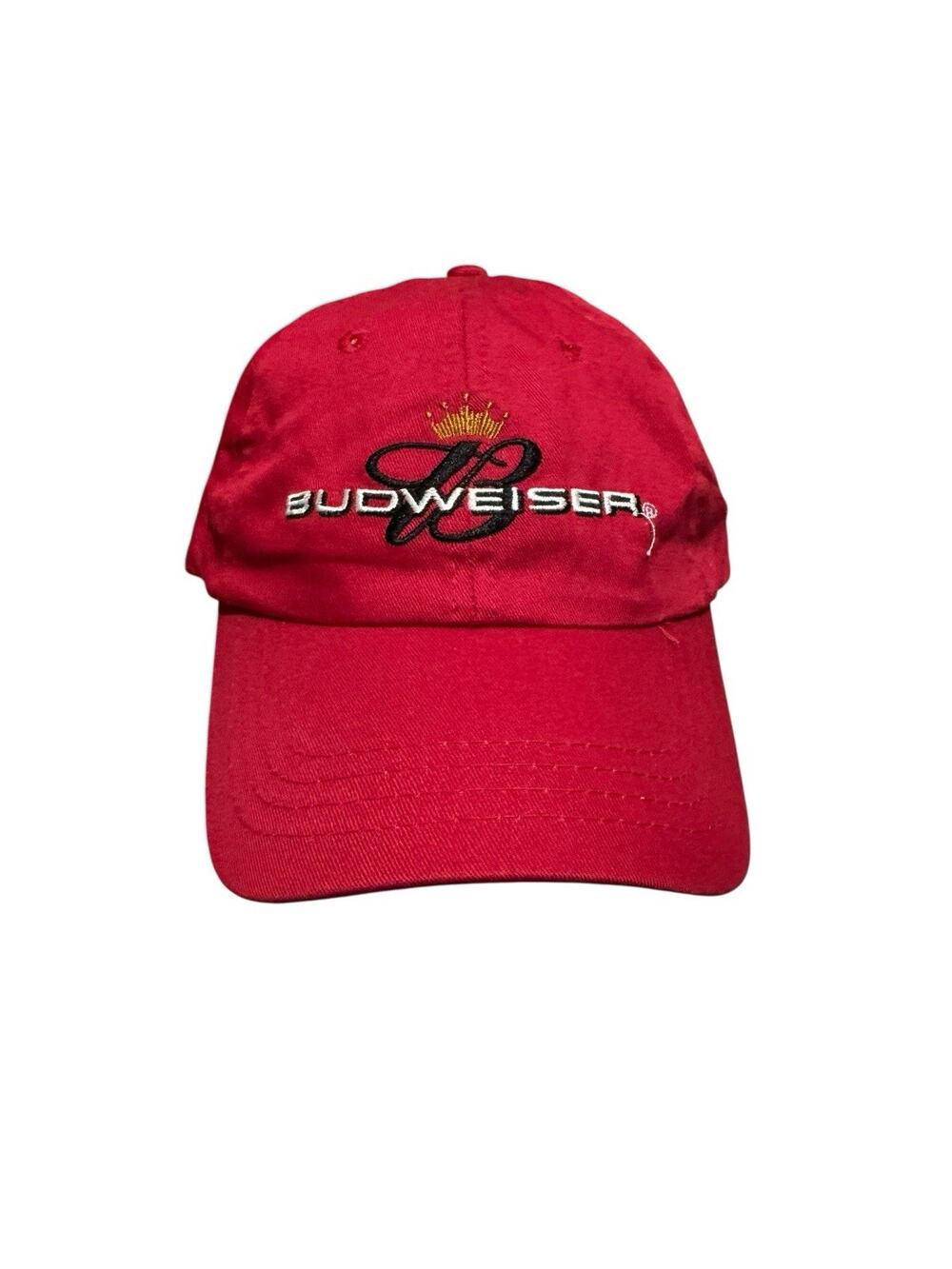 Budweiser King of Beers Red Crown Brewery Baseball Cap Hat 2004 Anheuser Busch